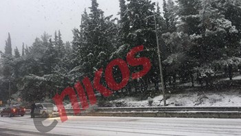 Το έστρωσε στην παλαιά Εθνική οδό Θήβας-Ελευσίνας – Προσωρινό απαγορευτικό για τα βαρέα οχήματα – ΒΙΝΤΕΟ