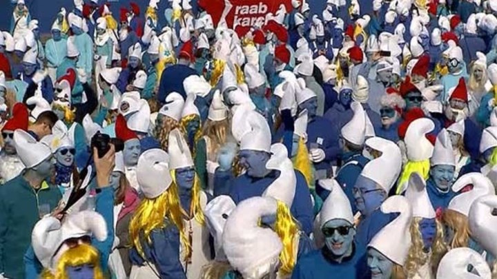 Νέο παγκόσμιο ρεκόρ με… 2.762 στρουμφάκια