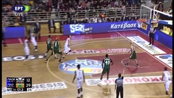 ΠΑΟΚ – Παναθηναϊκός 15-29 (10′)
