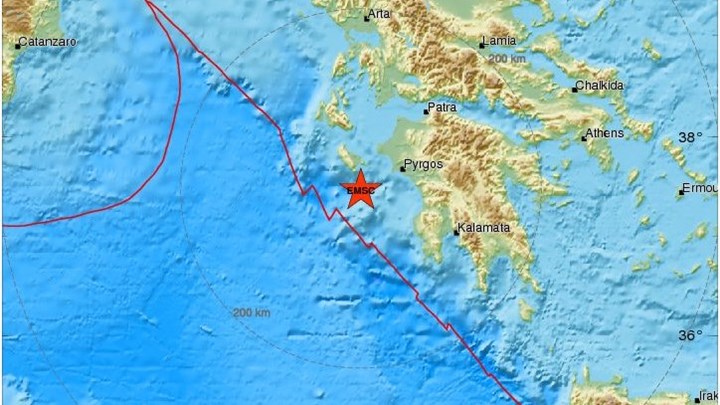 Ευρωμεσογειακό: Στα 4,5 Ρίχτερ ο σεισμός στη Ζάκυνθο – ΤΩΡΑ