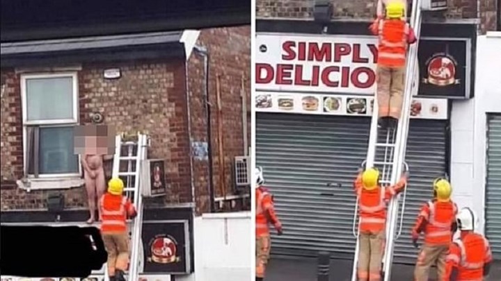 Οίκος ανοχής πήρε φωτιά και ένας πελάτης βγήκε γυμνός στο περβάζι για να σωθεί – ΒΙΝΤΕΟ