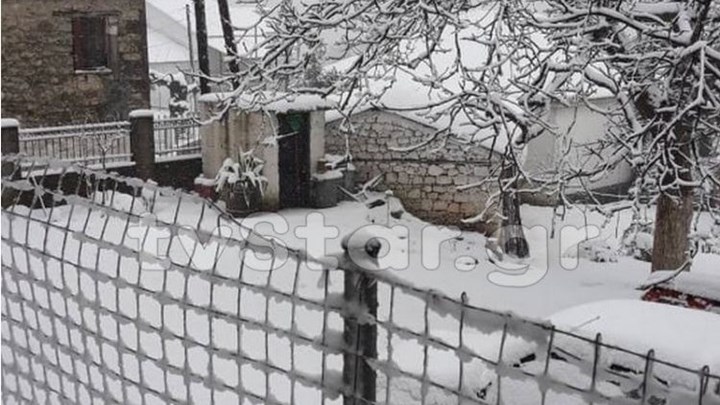 Παγωνιά και χιόνια στην Εύβοια – ΦΩΤΟ – ΒΙΝΤΕΟ