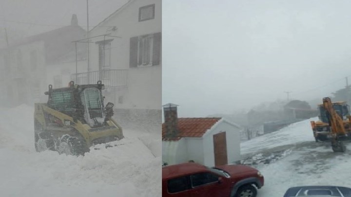 “Σιβηρία” η Σαμοθράκη – Προβλήματα από την κακοκαιρία – ΦΩΤΟ – ΒΙΝΤΕΟ