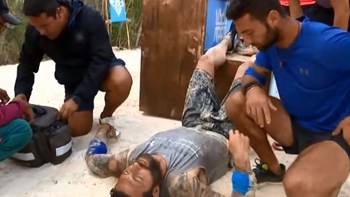 Τραυματισμός-σοκ Έλληνα παίκτη στο Survivor – ΒΙΝΤΕΟ