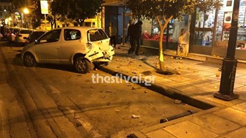 Τρελή πορεία Ι.Χ. και καταδίωξη στο κέντρο της Θεσσαλονίκης – ΦΩΤΟ