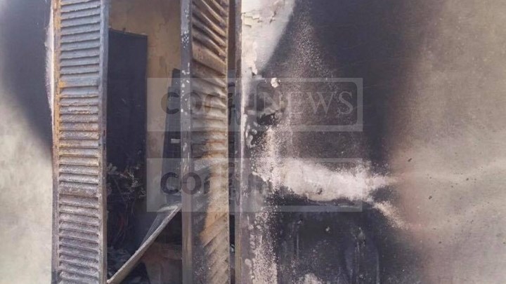 Νέες καταστροφές στο ΧΥΤΑ Λευκίμμης – Έκαψαν κτίριο και ηλεκτρογεννήτρια  – ΦΩΤΟ