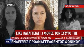 Αποκαλύψεις σοκ για τον συζυγοκτόνο των Τρικάλων – ΒΙΝΤΕΟ