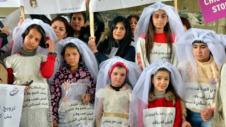 Μεγάλη διαδήλωση στον Λίβανο κατά των γάμων ανηλίκων