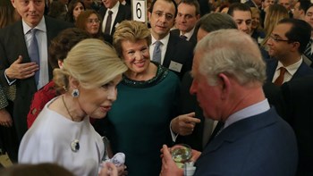 Η Μαριάννα Β. Βαρδινογιάννη σε εκδήλωση προς τιμήν της κυπριακής Διασποράς στο Παλάτι του Μπάκιγχαμ – ΦΩΤΟ