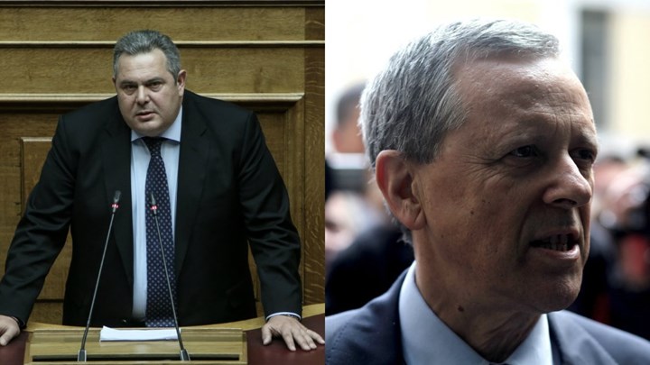 Τη συνεργασία τους στις ευρωεκλογές ανακοίνωσαν Καμμένος-Μπαλτάκος