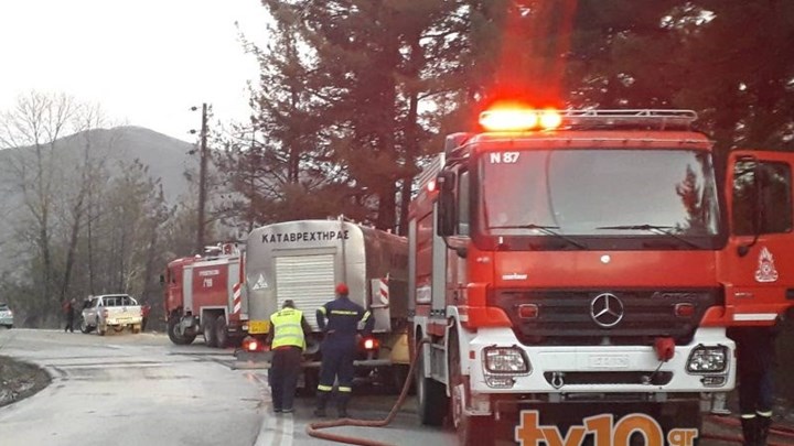 Μεγάλη πυρκαγιά σε δασική έκταση στα Τρίκαλα – ΦΩΤΟ