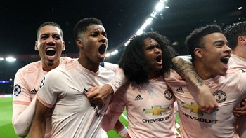 Γιουνάιτεντ, η πρώτη ομάδα που ανατρέπει 0-2 στα νοκ άουτ του Champions League