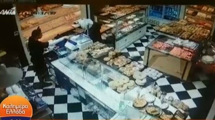 Καρέ – καρέ ληστεία σε φούρνο στα Πατήσια – ΒΙΝΤΕΟ