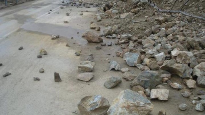 Κατολισθήσεις στην παλαιά Εθνική Οδό Χανίων – Κισσάμου