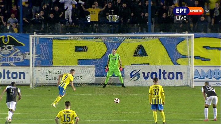 Παναιτωλικός – ΠΑΟΚ 1-0 (55′)