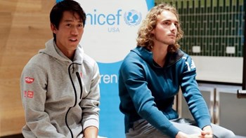 Αποθέωση Τσιτσιπά σε εκδήλωση της Unicef