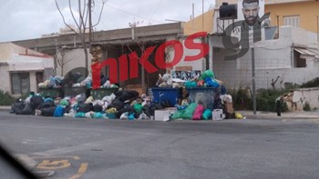 Βουνά από σκουπίδια στο Ηράκλειο Κρήτης- ΦΩΤΟ αναγνώστη