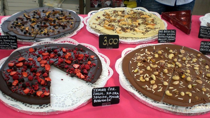 Σοκολατένιες … πίτσες και κεμπάμπ στο Μάριμπορ