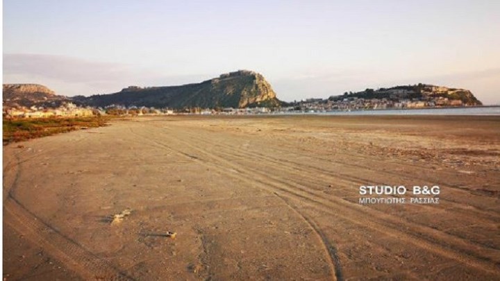 “Χάθηκε” η θάλασσα στο Ναύπλιο – ΦΩΤΟ