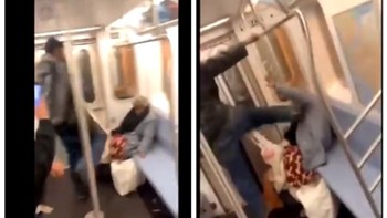 Βίντεο – σοκ από άγρια επίθεση σε ηλικιωμένη στο μετρό – Συνελήφθη ο δράστης