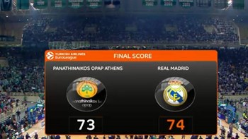 Παναθηναϊκός – Ρεάλ 73-74 (ΤΕΛΙΚΟ)