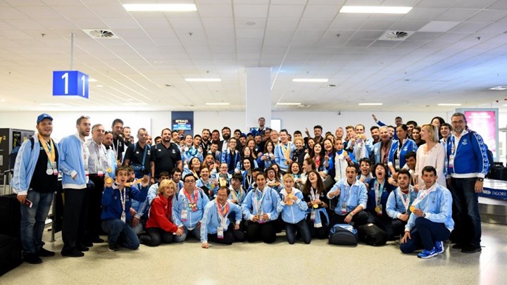 Επέστρεψε η ελληνική αποστολή των Special Olympics με 64 μετάλλια