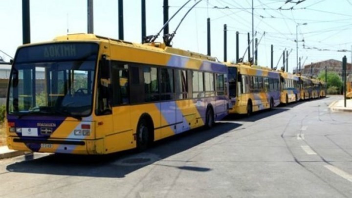 Χωρίς τρόλεϊ σήμερα η Αθήνα από τις 10:30 μέχρι τις 17:00