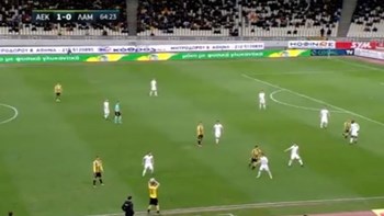 LIVE: ΑΕΚ – Λαμία 2-0 (90′)