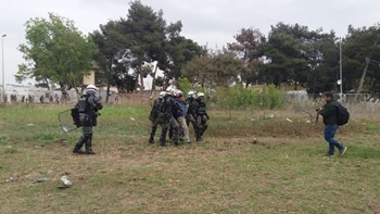 Δύο συλλήψεις για τα επεισόδια στα Διαβατά – ΦΩΤΟ – ΒΙΝΤΕΟ