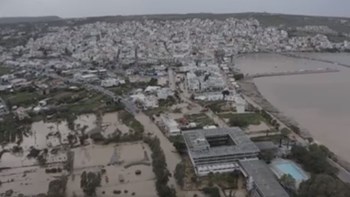 Βιβλική καταστροφή στη Σητεία από την κακοκαιρία – Εικόνες από drone – ΒΙΝΤΕΟ