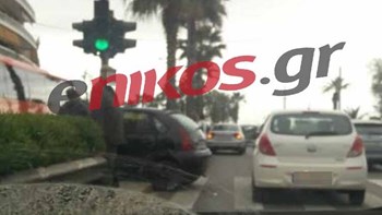 Τροχαίο στη Λεωφόρο Ποσειδώνος – ΦΩΤΟ αναγνώστη