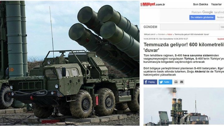 Milliyet: Η Τουρκία θα τοποθετήσει S-400 στο Αιγαίο για να σταματήσει τις ελληνικές παραβιάσεις