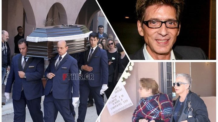 Σε κλίμα οδύνης το τελευταίο “αντίο” στον Κώστα Σγόντζο – Συντετριμμένη η Νανά Παλαιτσάκη – ΦΩΤΟ
