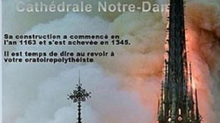 Ο ISIS πανηγυρίζει για την φωτιά στην Παναγία των Παρισίων