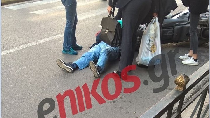 Τροχαίο με τραυματία πεζό στο κέντρο της Αθήνας – ΦΩΤΟ αναγνώστη