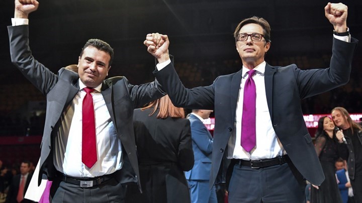 Σχεδόν ισοψήφησαν στον α’ γύρο των προεδρικών εκλογών στη Βόρεια Μακεδονία οι Πεντάροφσκι και Σιλιάνοφσκα