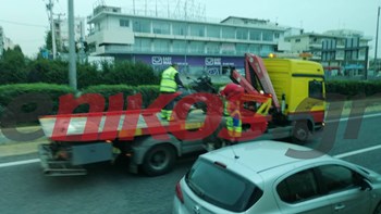 Τροχαίο στην Εθνική οδό στο ύψος της Νέας Φιλαδέλφειας – ΦΩΤΟ αναγνώστη