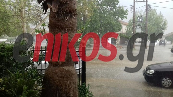 Σφοδρή χαλαζόπτωση στο Καλοχώρι Λάρισας – ΦΩΤΟ αναγνώστη