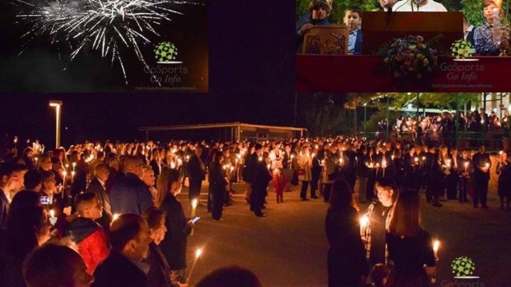 Φαντασμαγορική η Ανάσταση στο λιμανάκι του Αγίου Θωμά – ΒΙΝΤΕΟ – ΦΩΤΟ