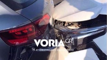 Τροχαίο ατύχημα στη Θεσσαλονίκη – Στο νοσοκομείο τρεις τραυματίες