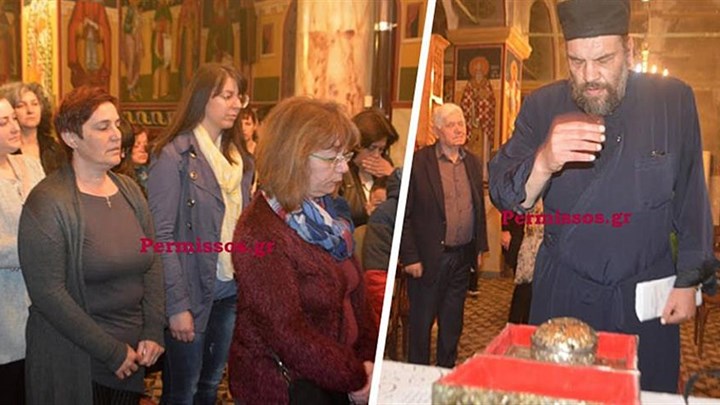 Θεσπιές Βοιωτίας: Δάκρυσε και ο ιερέας στην προσευχή για τη μικρή Αλεξία