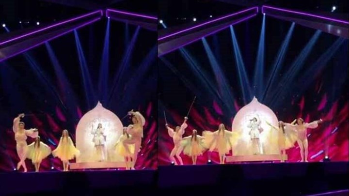 Η πρώτη πρόβα της Κατερίνας Ντούσκα στη σκηνή της Eurovision – ΒΙΝΤΕΟ
