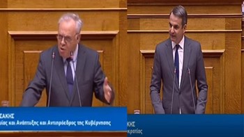 Κόντρα Μητσοτάκη – Δραγασάκη στη Βουλή – ΒΙΝΤΕΟ