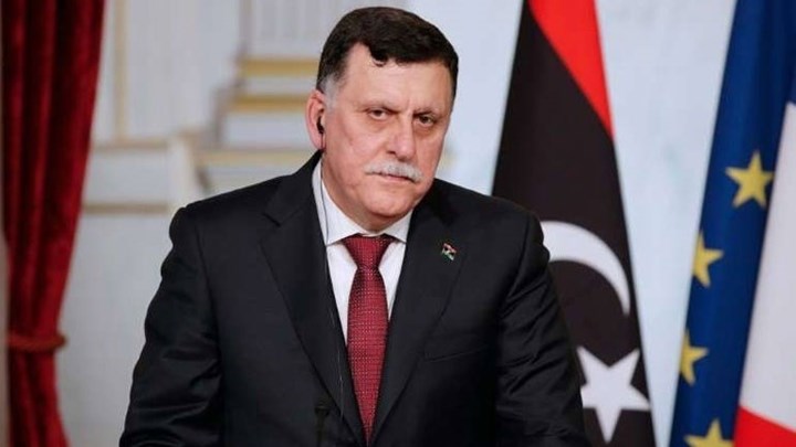 Συνάντηση του πρωθυπουργού της Λιβύης με τον Εμάνουελ Μακρόν