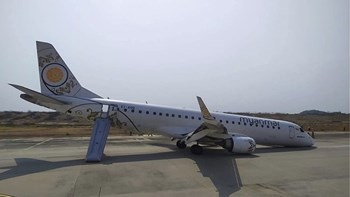 Καρέ – καρέ η αναγκαστική προσγείωση αεροσκάφους χωρίς τους μπροστινούς τροχούς – ΒΙΝΤΕΟ