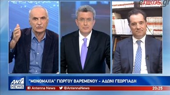 Το debate Βαρεμένου – Γεωργιάδη στον ΑΝΤ1 για τη 13η σύνταξη και τις εκλογές – BINTEO