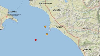 Νέος ισχυρός σεισμός στην Ηλεία