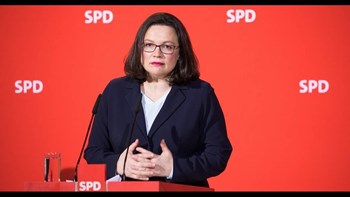 Καθαίρεση της επικεφαλής των Γερμανών Σοσιαλδημοκρατών σχεδιάζουν στελέχη του κόμματος