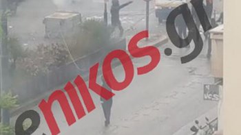 Εικόνες από την ένταση έξω από την ΑΣΟΕΕ – ΦΩΤΟ αναγνώστη