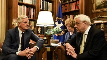 Η Κυπριακή ΑΟΖ και το Brexit στο επίκεντρο της συνάντησης του Παυλόπουλου – Μπαρνιέ